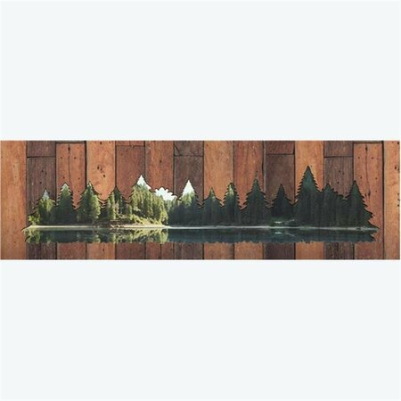 YOUNGS Wood Tree Silhouette Wall Plaque 32128